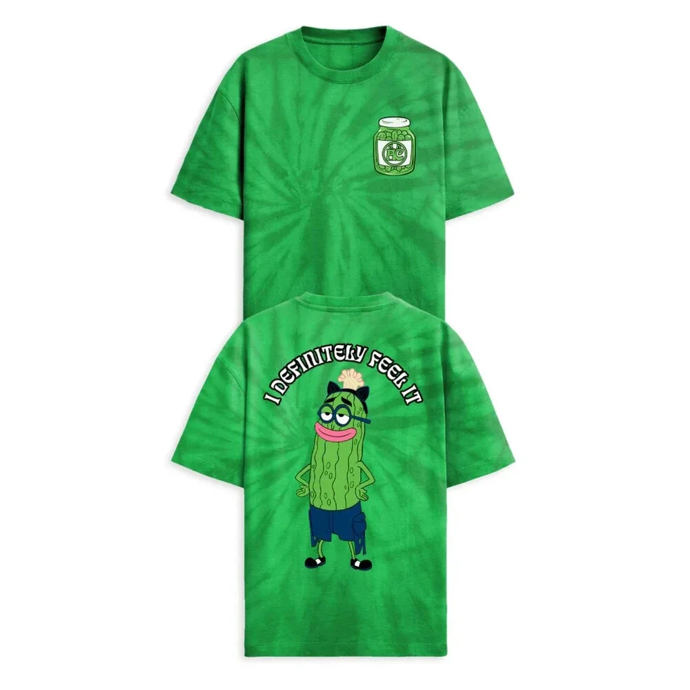 ALLEYCVT - KEVIN THE SEA PICKLE TIE DYE TEE Size Large L Green Tie Dye